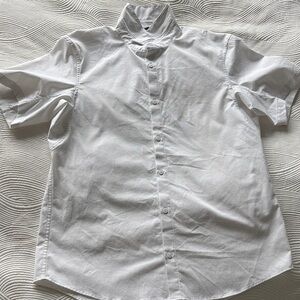 lululemon athletica Men's White Short-Sleeve Button-Up Shirt